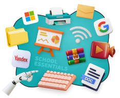 Цифровая база для школьника - КИБЕРшкола программирования для детей, компьютерные курсы для школьников, начинающих и подростков - KIBERone г. Мурино