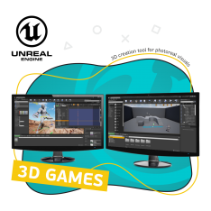 Unreal Engine 4. Игровой движок - КИБЕРшкола программирования для детей, компьютерные курсы для школьников, начинающих и подростков - KIBERone г. Мурино