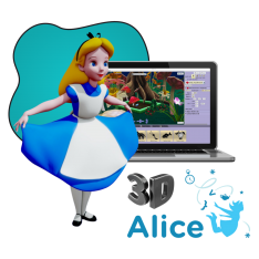 Alice 3d - КИБЕРшкола программирования для детей, компьютерные курсы для школьников, начинающих и подростков - KIBERone г. Мурино