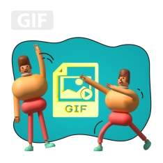 Gif-анимация - КИБЕРшкола программирования для детей, компьютерные курсы для школьников, начинающих и подростков - KIBERone г. Мурино