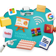 Цифровая база для школьника - КИБЕРшкола программирования для детей, компьютерные курсы для школьников, начинающих и подростков - KIBERone г. Мурино