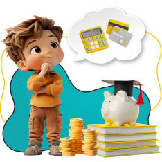 Финансовый интеллект вместе KIBERone - КИБЕРшкола программирования для детей, компьютерные курсы для школьников, начинающих и подростков - KIBERone г. Мурино