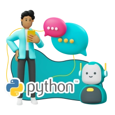 Умный чат-бот на Python на Telegram - КИБЕРшкола программирования для детей, компьютерные курсы для школьников, начинающих и подростков - KIBERone г. Мурино