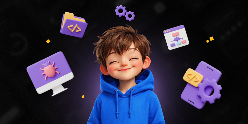 Идеальный сайт с нуля: код, дизайн и AI-помощник - КИБЕРшкола программирования для детей, компьютерные курсы для школьников, начинающих и подростков - KIBERone г. Мурино